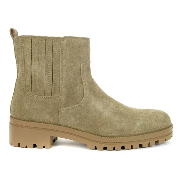 Lucky Brand Hazyl Fossilized Suede Boots Size 8M NWOT - Picture 1 of 9